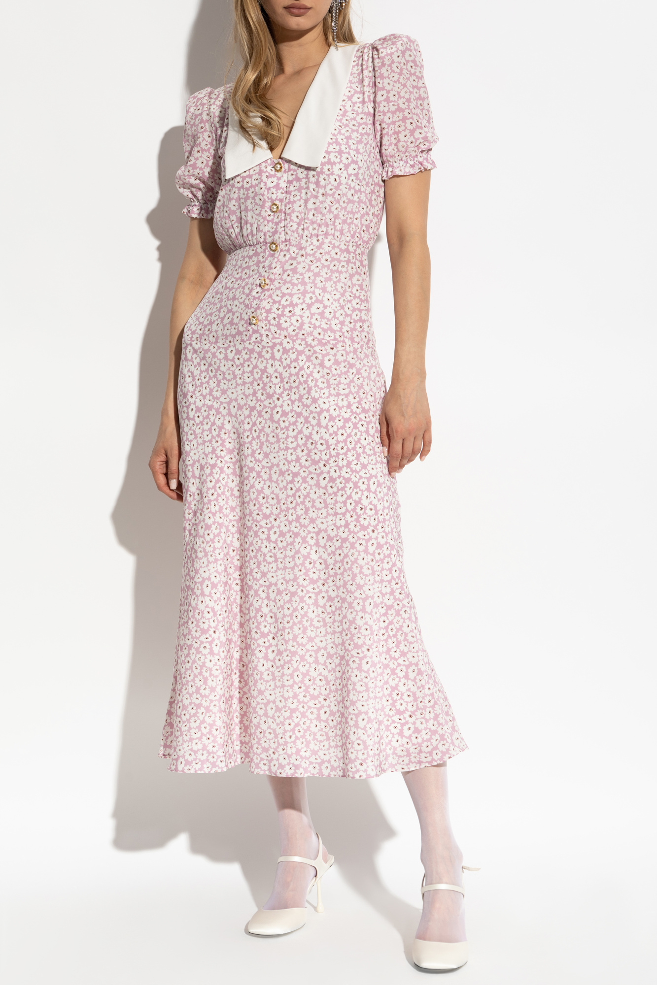 ワンピース ALESSANDRA RICH DRESS (FABX3596F4216 900) Pink Floral print dress Alessandra Rich - Vitkac Canada